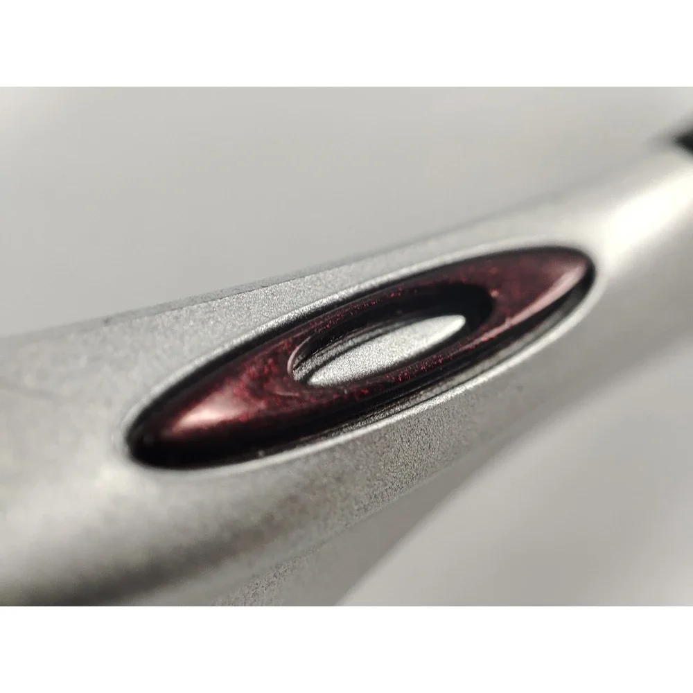 Oakley Custom Half Jacket 2.0 Silver Positive Red Iridium‎ Special Edition Bag